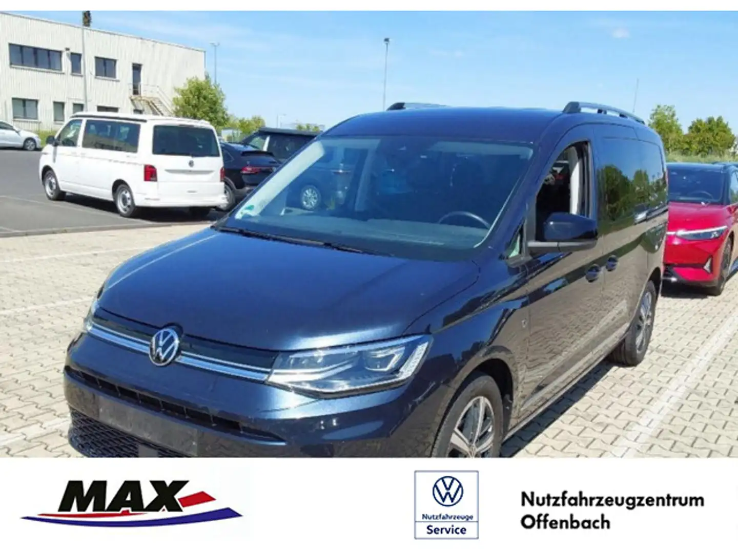 Volkswagen Caddy Life 2.0 TDI STYLE 7-SITZER +AHK+RFK+ Blau - 1