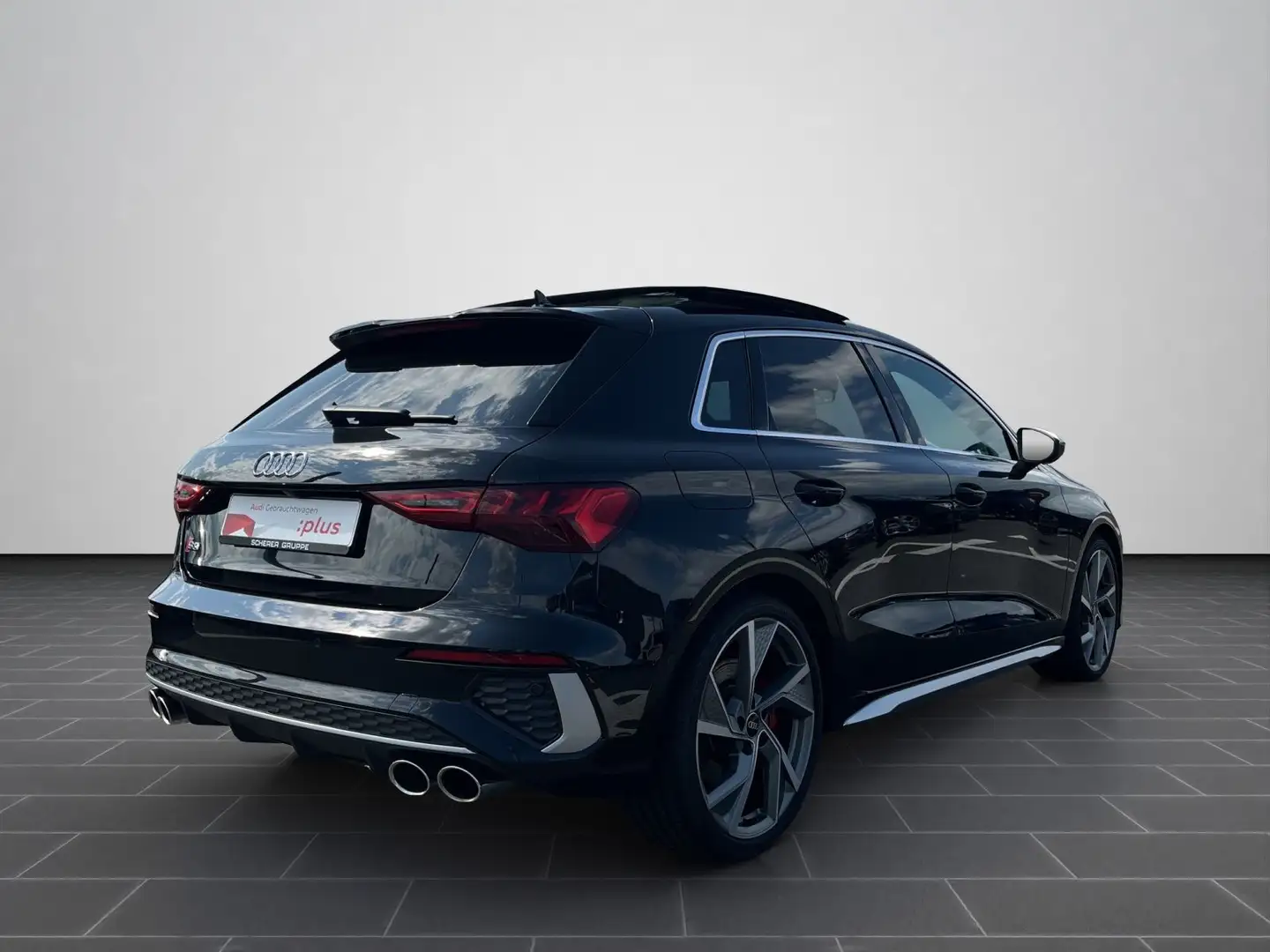 Audi S3 2.0 TFSI Matrix MMI PANO KAM SHZ B& Чорний - 2