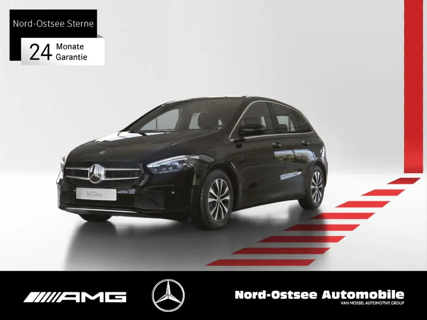 Mercedes-Benz B 200 d AHK KAMERA AMBIENTE NAVI SHZ SPURH PDC Noir - 1
