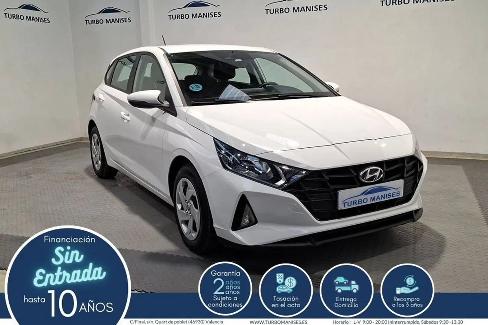 Hyundai i20 1.2 MPI Essence Weiß - 1