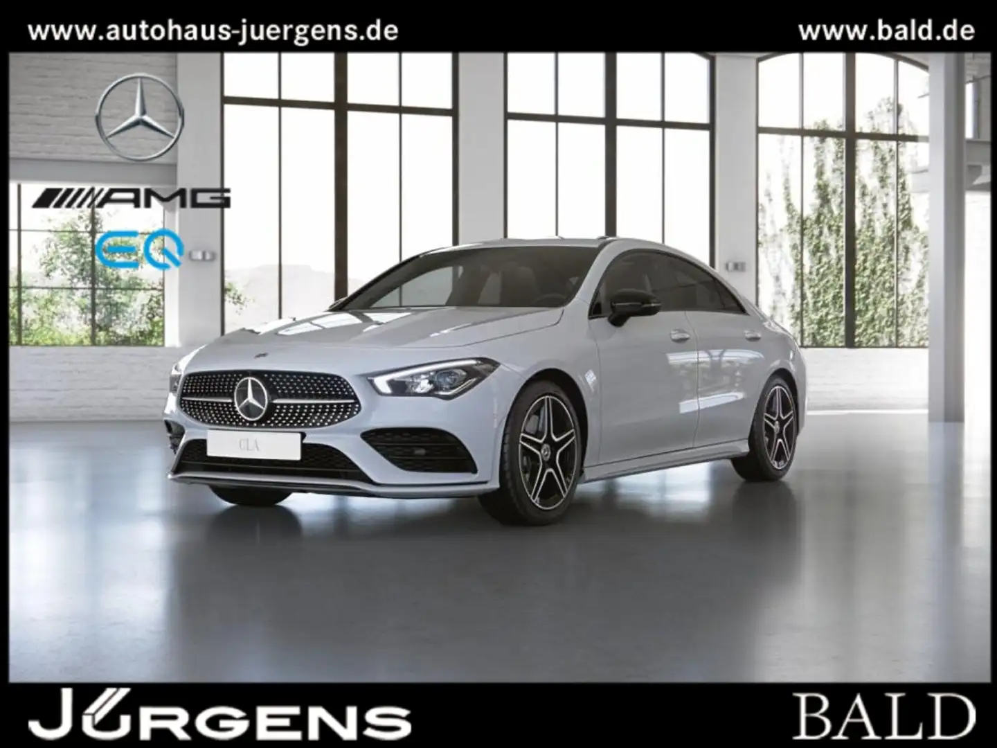 Mercedes-Benz CLA 250 e Coupé +AMG+MBUX+LED+AHK+Night+360+Totw Weiß - 2