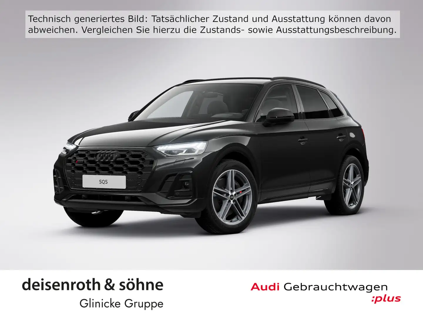 Audi SQ5 TDI StHz/Matrix/Nav/B&O/Luft/4xSHZ/Business Schwarz - 1