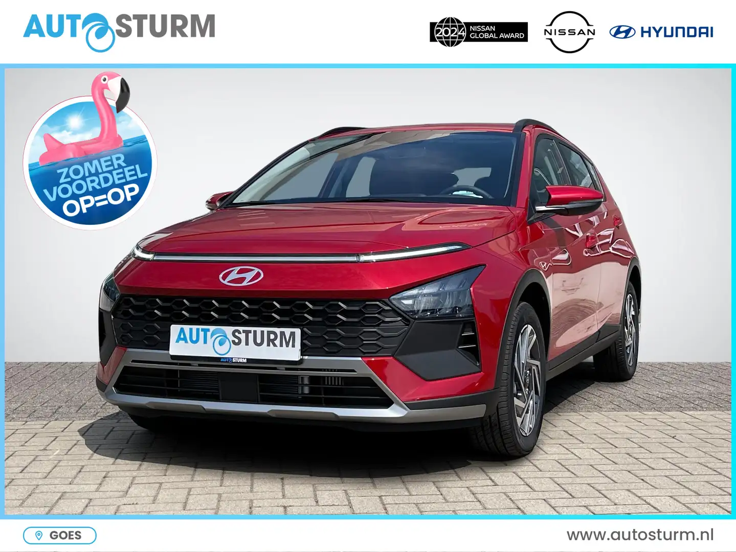 Hyundai BAYON 1.0 T-GDI Comfort Nieuw Model! Rood - 1