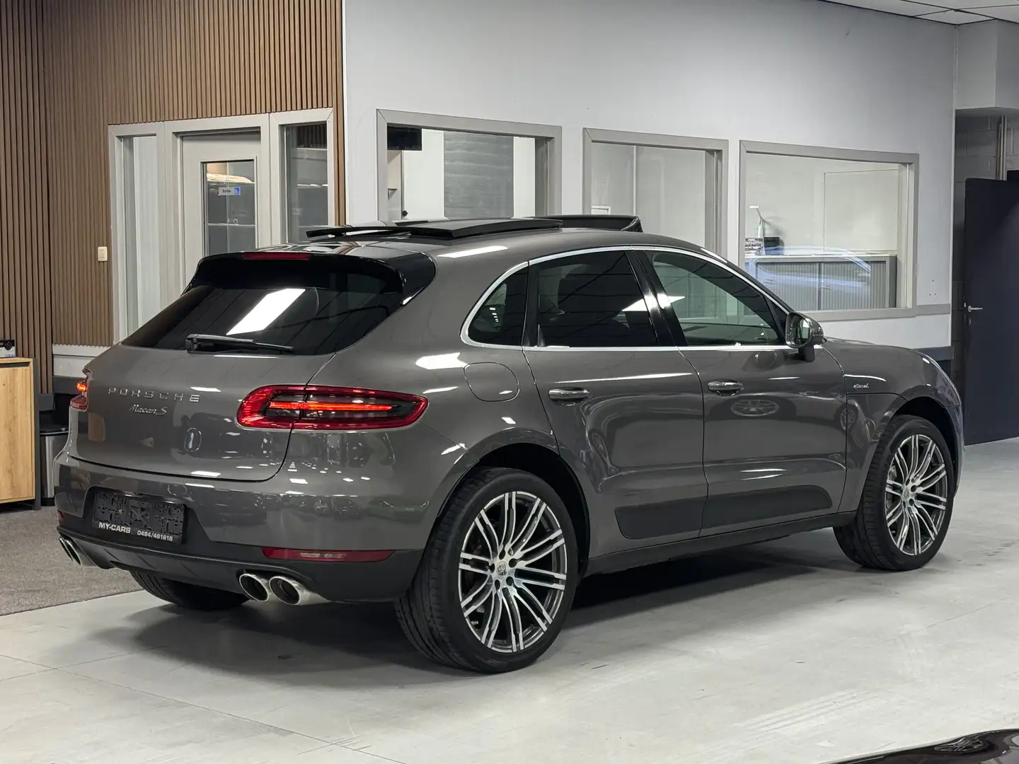 Porsche Macan S 3.0d V6 Bi-Turbo PDK Pano Tout Cuir Full Option Grigio - 2