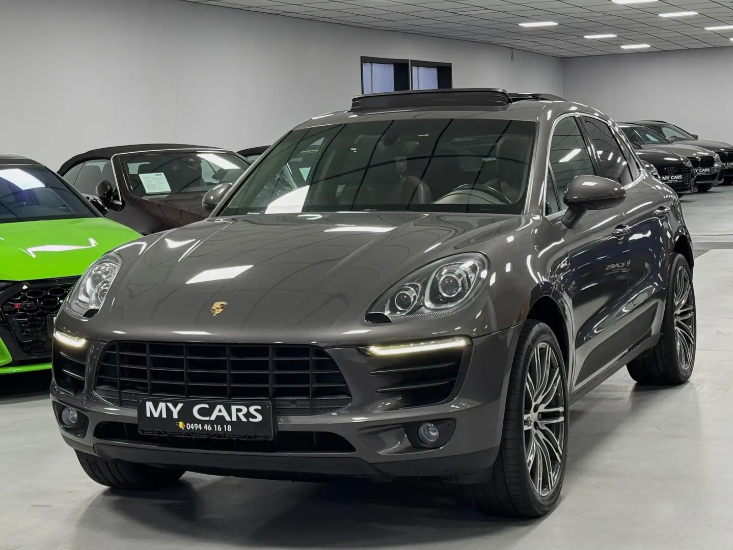 Porsche Macan S 3.0d V6 Bi-Turbo PDK Pano Tout Cuir Full Option Grigio - 1