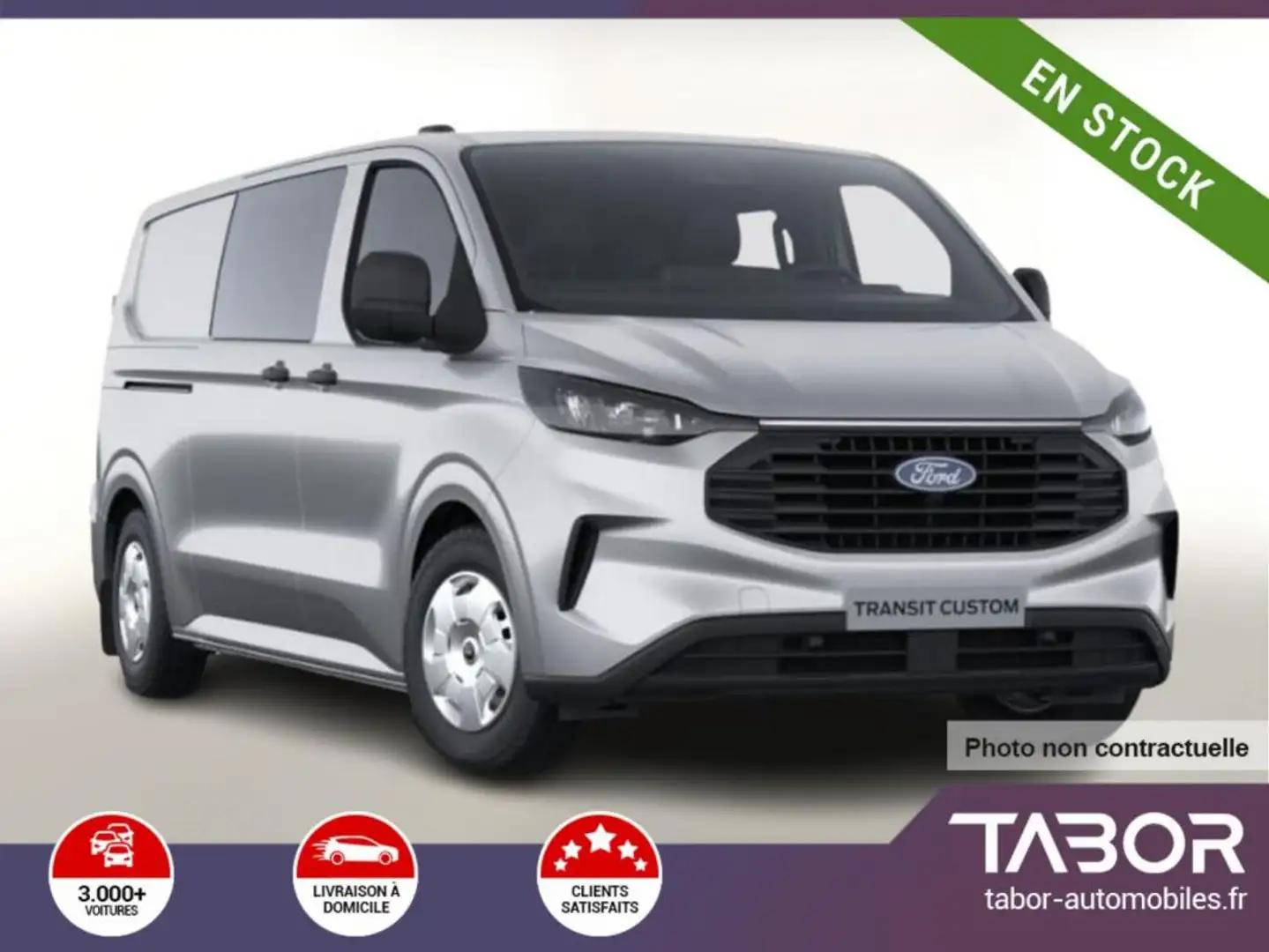 Ford Transit Custom DCiV TDCi 170 Aut Trend 320 Argent - 1