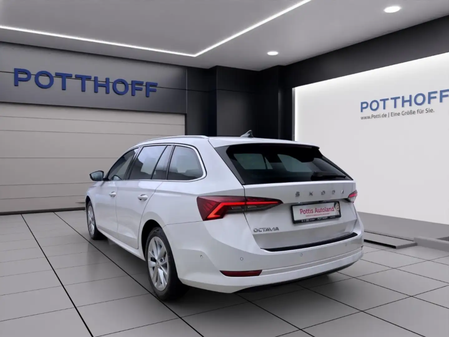 Skoda Octavia Combi 2.0 TDI DSG STYLE STDHZG NAVI LED ACC Weiß - 2
