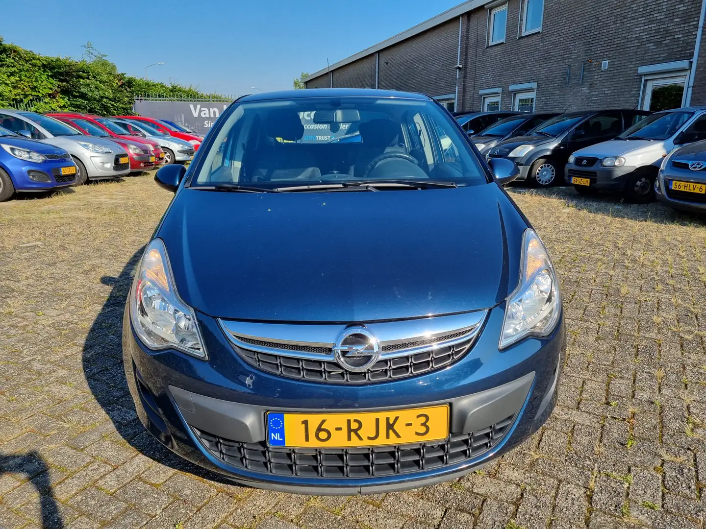 Opel Corsa 1.2-16V Edition 5-DEURS | AIRCO | LEUKE AUTO!! Bleu - 2