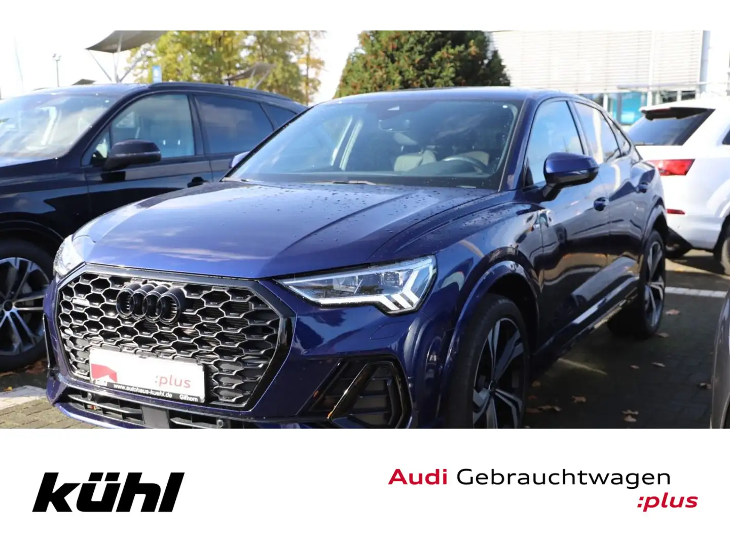Audi Q3 40 TFSI Q S tronic S line LED/ACC/K Blau - 1
