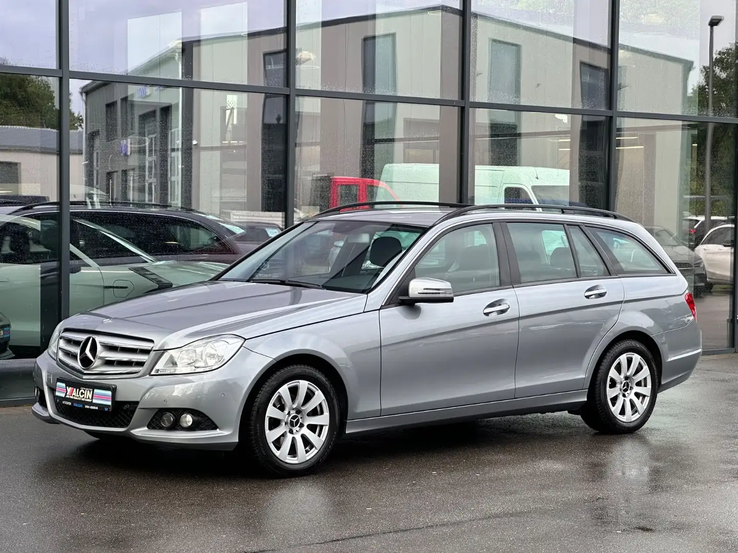 Mercedes-Benz C 180 CDI T ELEGANCE 2.HAND/NAVI/AHK/16LM/BT/MFL Grau - 2