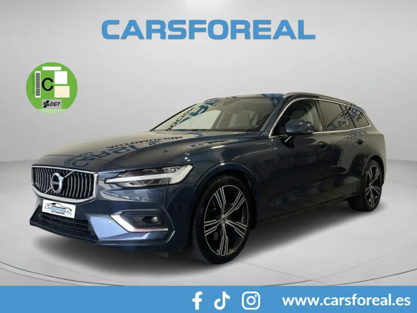 Volvo V60 D4 Inscription Aut. Bleu - 1