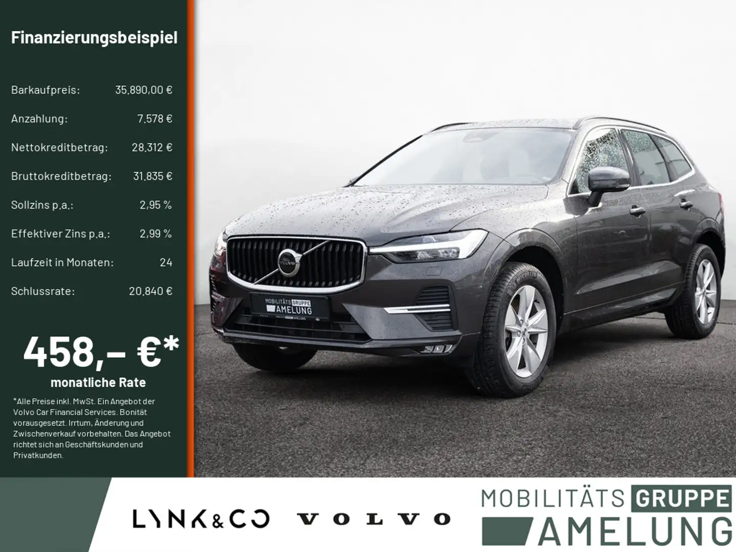 Volvo XC60 B4 Core SHZ LEDER KAMERA NAVI FACEL. LED Grau - 1