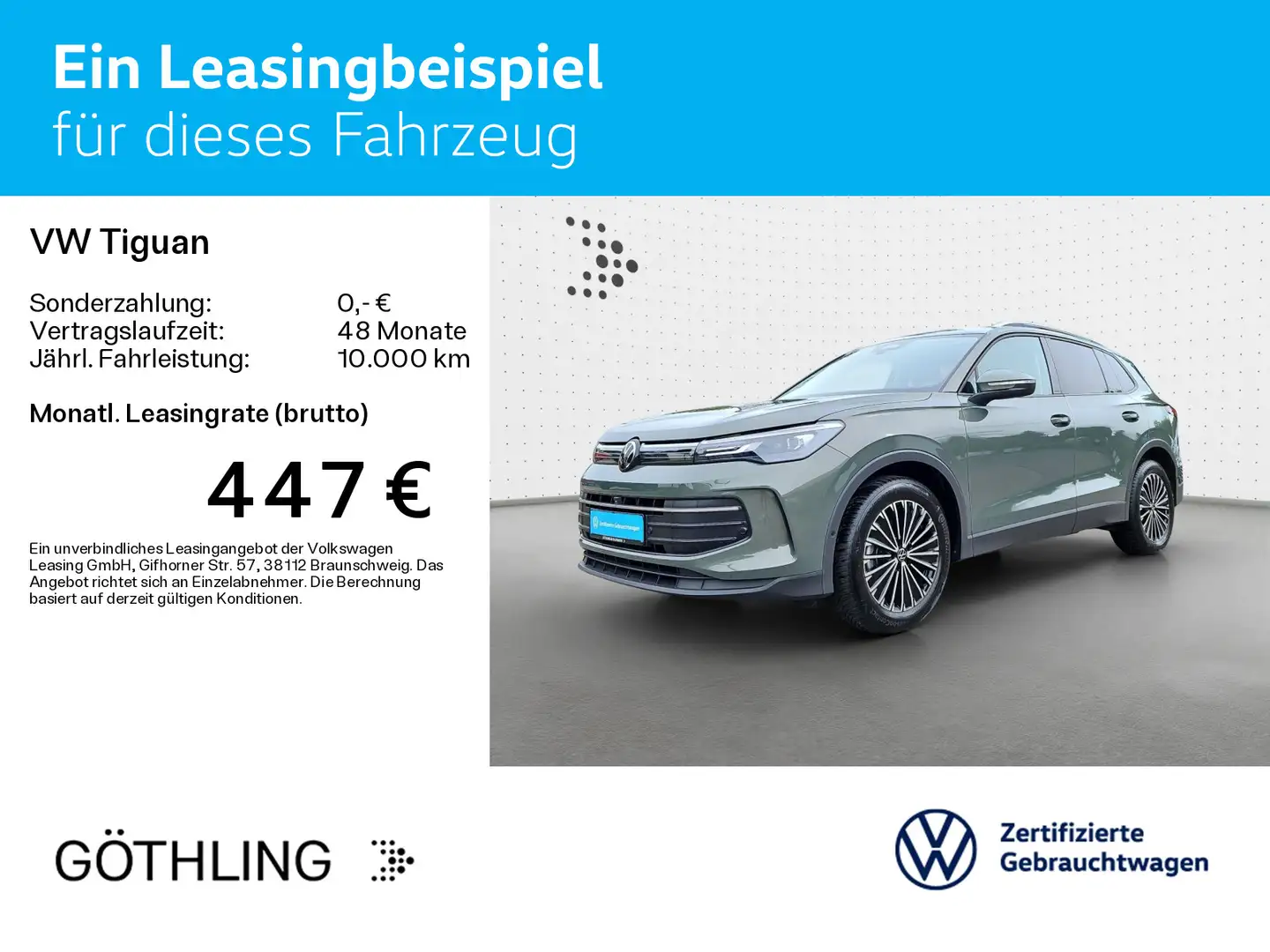 Volkswagen Tiguan Life 1.5 eTSI DSG*NAVI*AHK*360*IQ-Drive*A Verde - 2