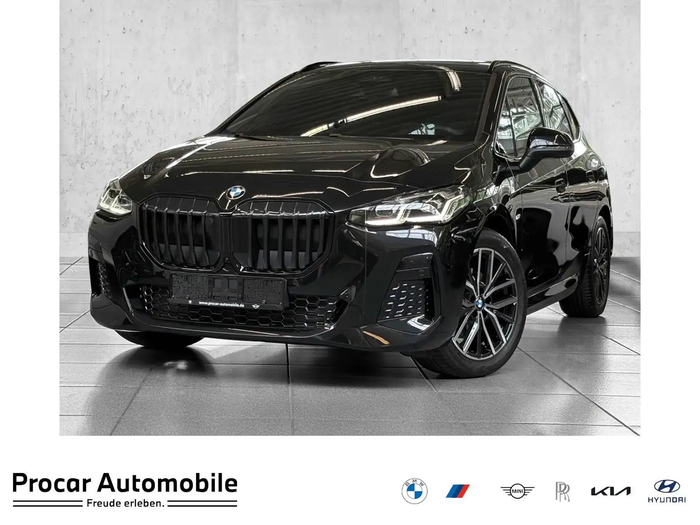 BMW 218 i MSport DA+ PA+ H/K AHK Pano Schwarz - 1