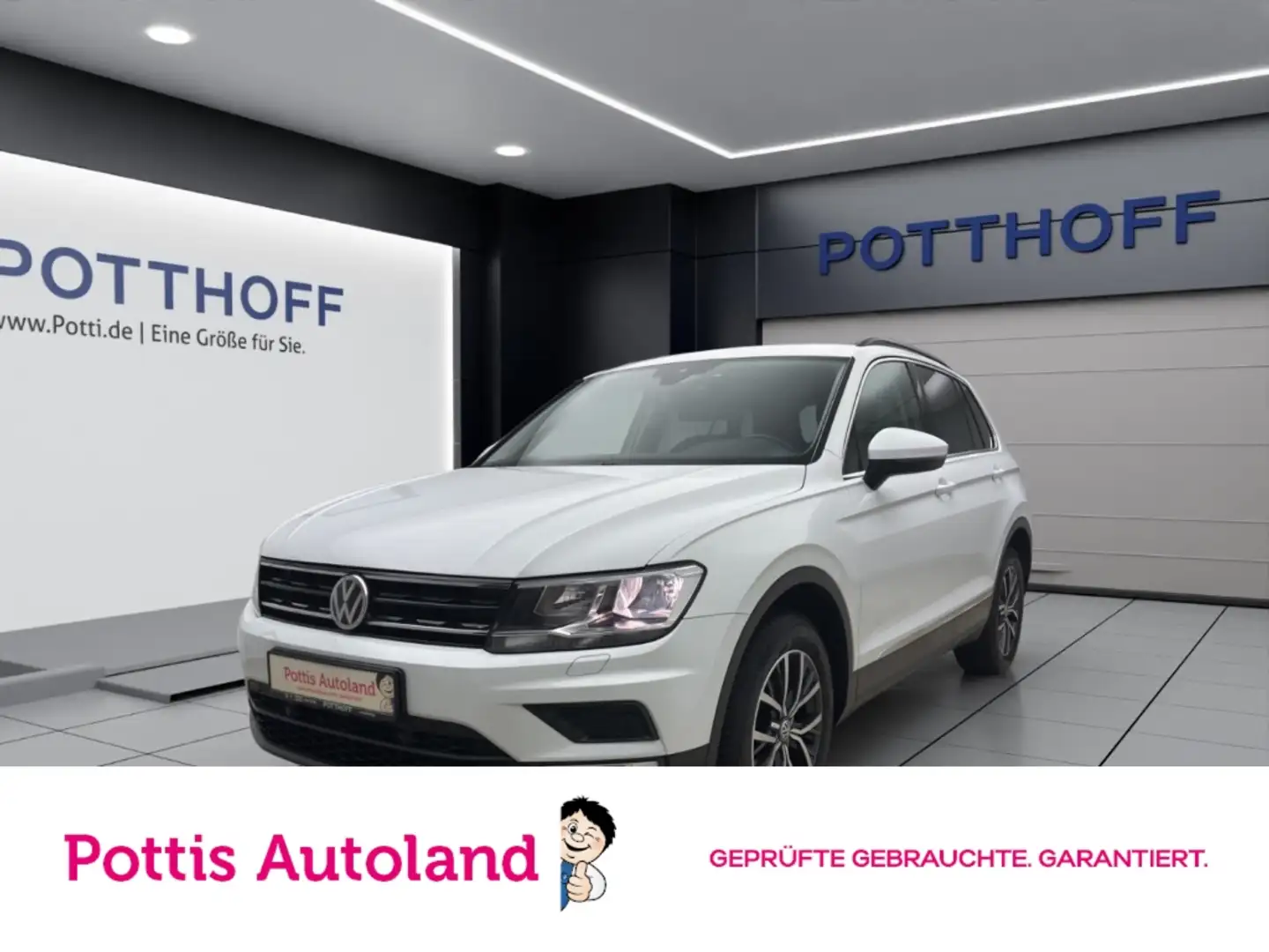 Volkswagen Tiguan 1.4 TSI COMFORTLINE NAVI PDC SITZHZG AHK Weiß - 1