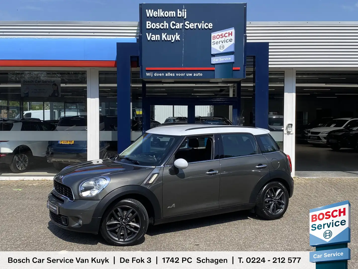 MINI Cooper S Countryman Mini 1.6 ALL4 Pepper / 184 PK / Cruise-Control / S Gris - 1