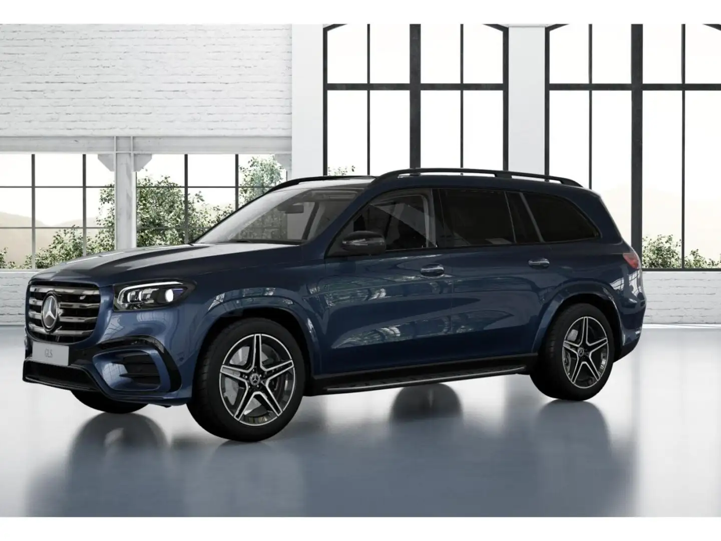 Mercedes-Benz GLS 350 d 4MATIC AMG Night*AHK*Burm*7Sitzer*StHz Blau - 2