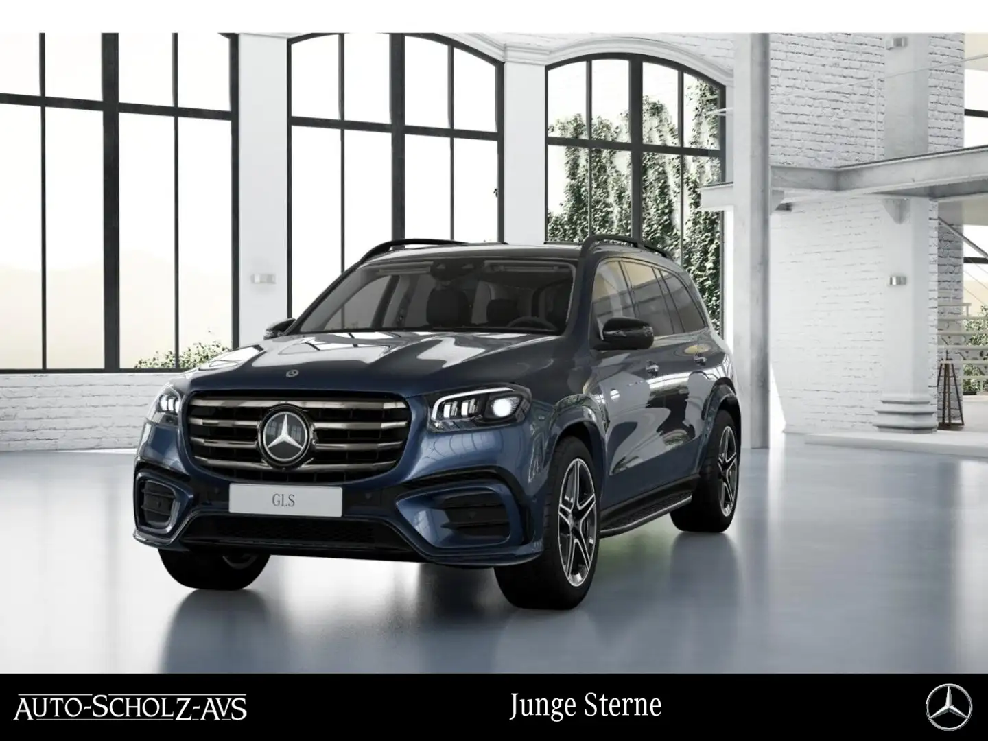 Mercedes-Benz GLS 350 d 4MATIC AMG Night*AHK*Burm*7Sitzer*StHz Blau - 1