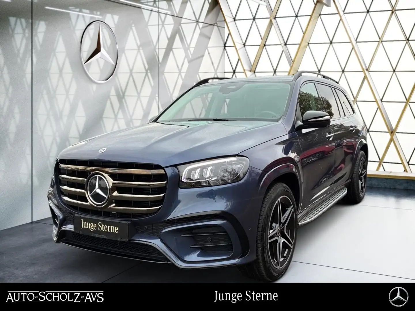 Mercedes-Benz GLS 350 d 4MATIC AMG Night*AHK*Burm*7Sitzer*StHz Blau - 1