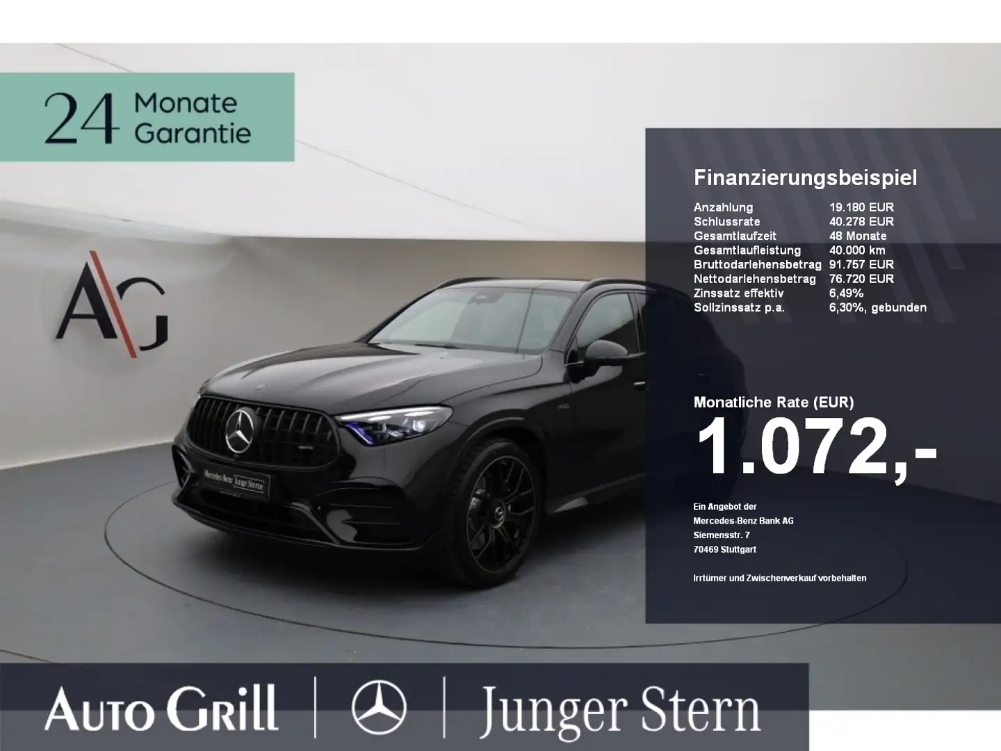 Mercedes-Benz GLC 53 AMG 4M+ Golden Accents Edition 6Zylinder Schwarz - 1
