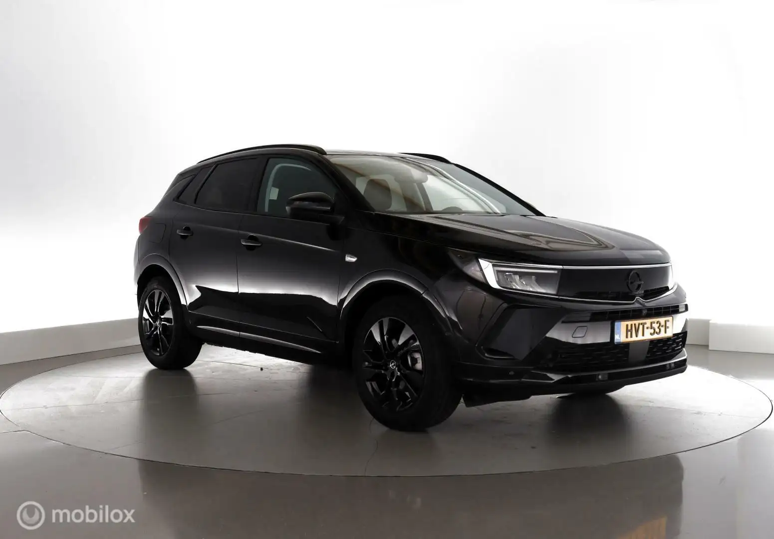 Opel Grandland 1.2 Turbo 130pk GS leer|led|cam360|nav|dab|ecc|lmv Zwart - 2