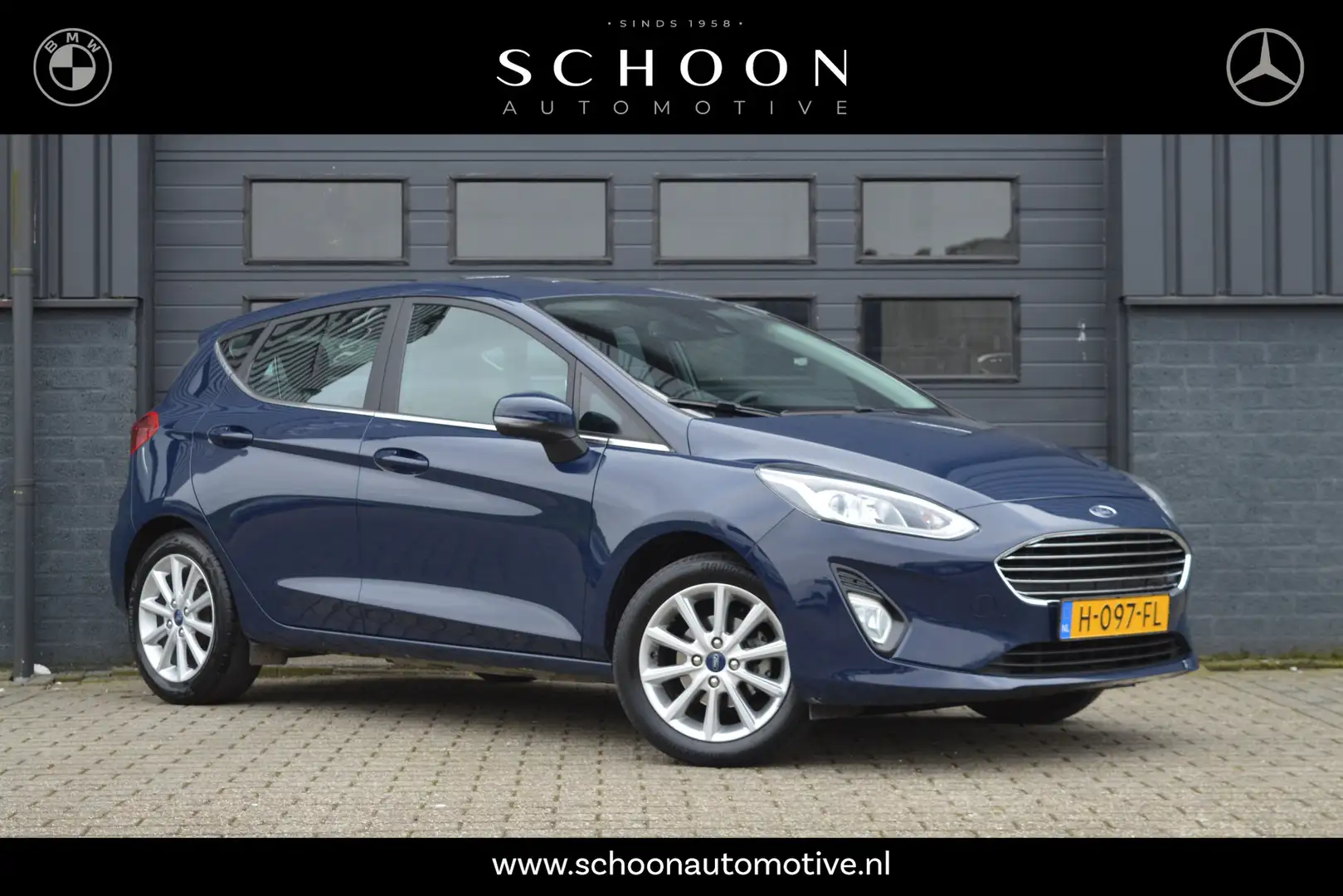 Ford Fiesta 1.0 EcoBoost Titanium | ORG. NL | Blauw - 1