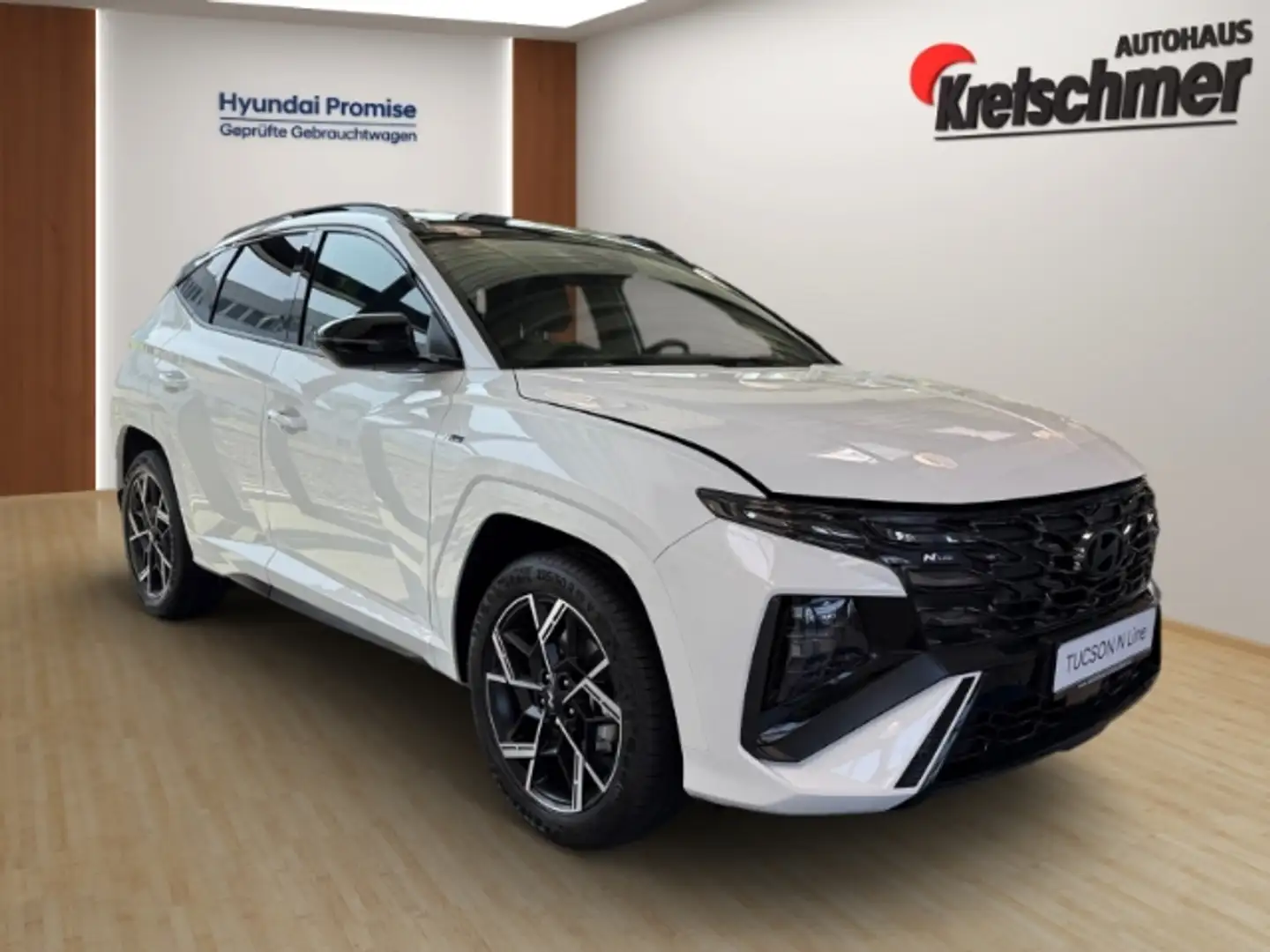 Hyundai TUCSON N Line FL25 2WD 1.6 T-GDI AUTOMATIk*Panoramadach*L Blanco - 2
