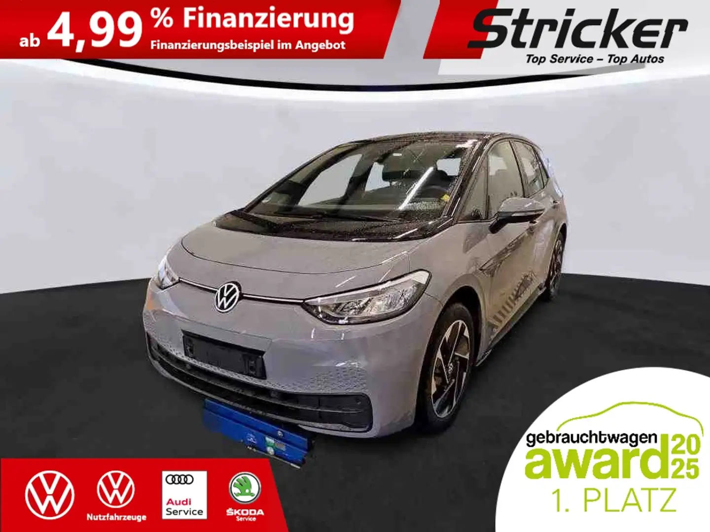 Volkswagen ID.3 Pure Performance 110/52 213,-ohne Anzahlung Navi Grau - 2