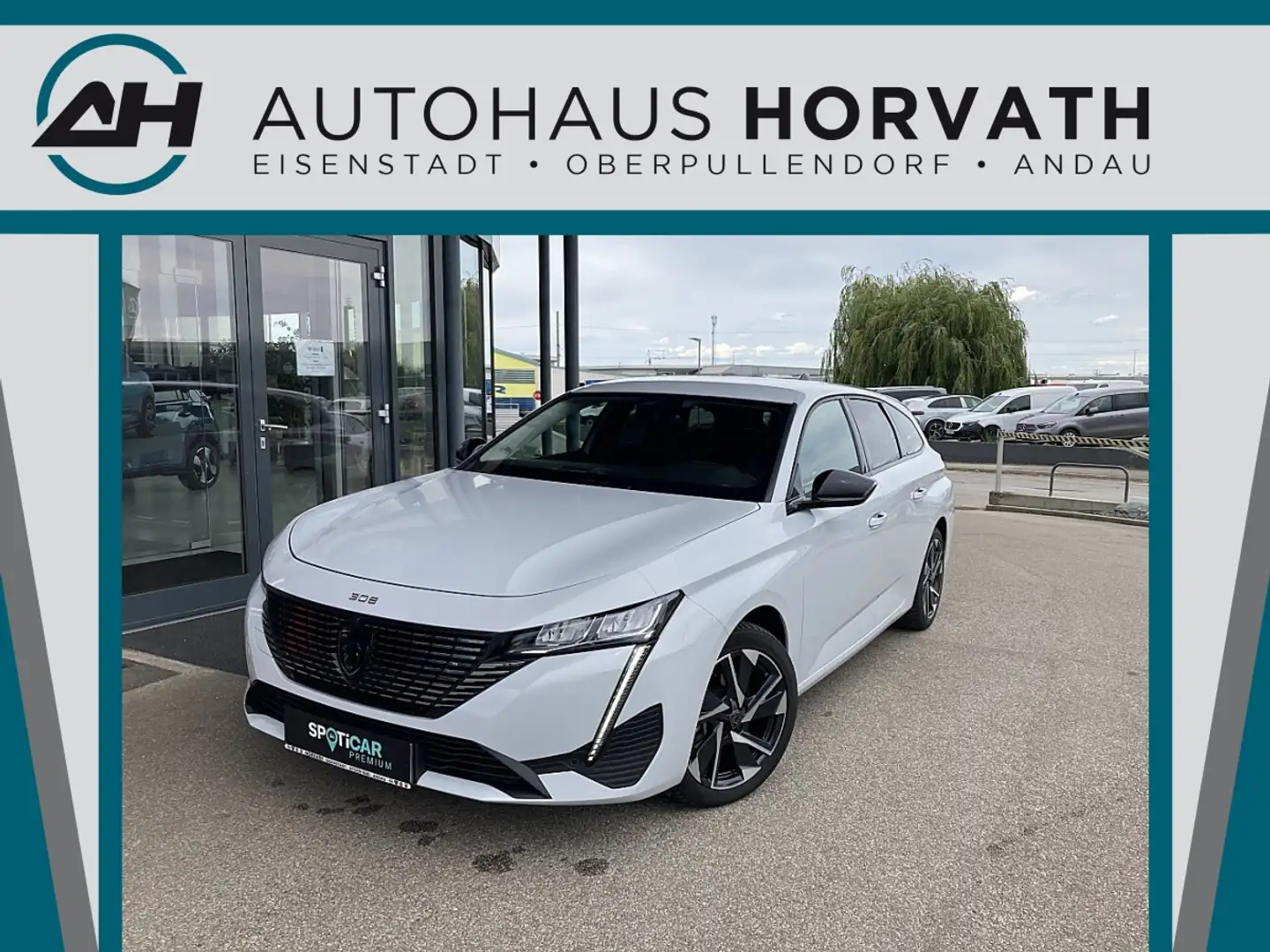Peugeot 308 SW Hybrid 145 e-DSC6 Allure!NAVI,KAMERA,LED,TOP! Weiß - 1