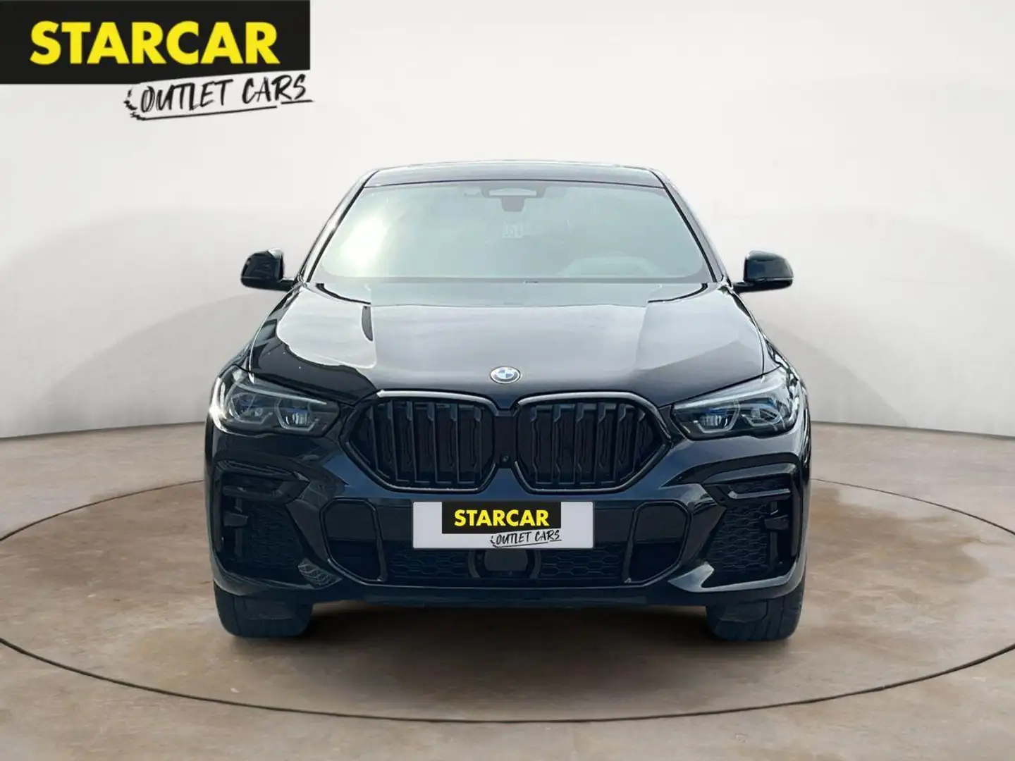 BMW X6 xDRIVE 30d M-SPORTPAKET+PANO+StHZ+LASER+AHK+ACC+LE Noir - 2