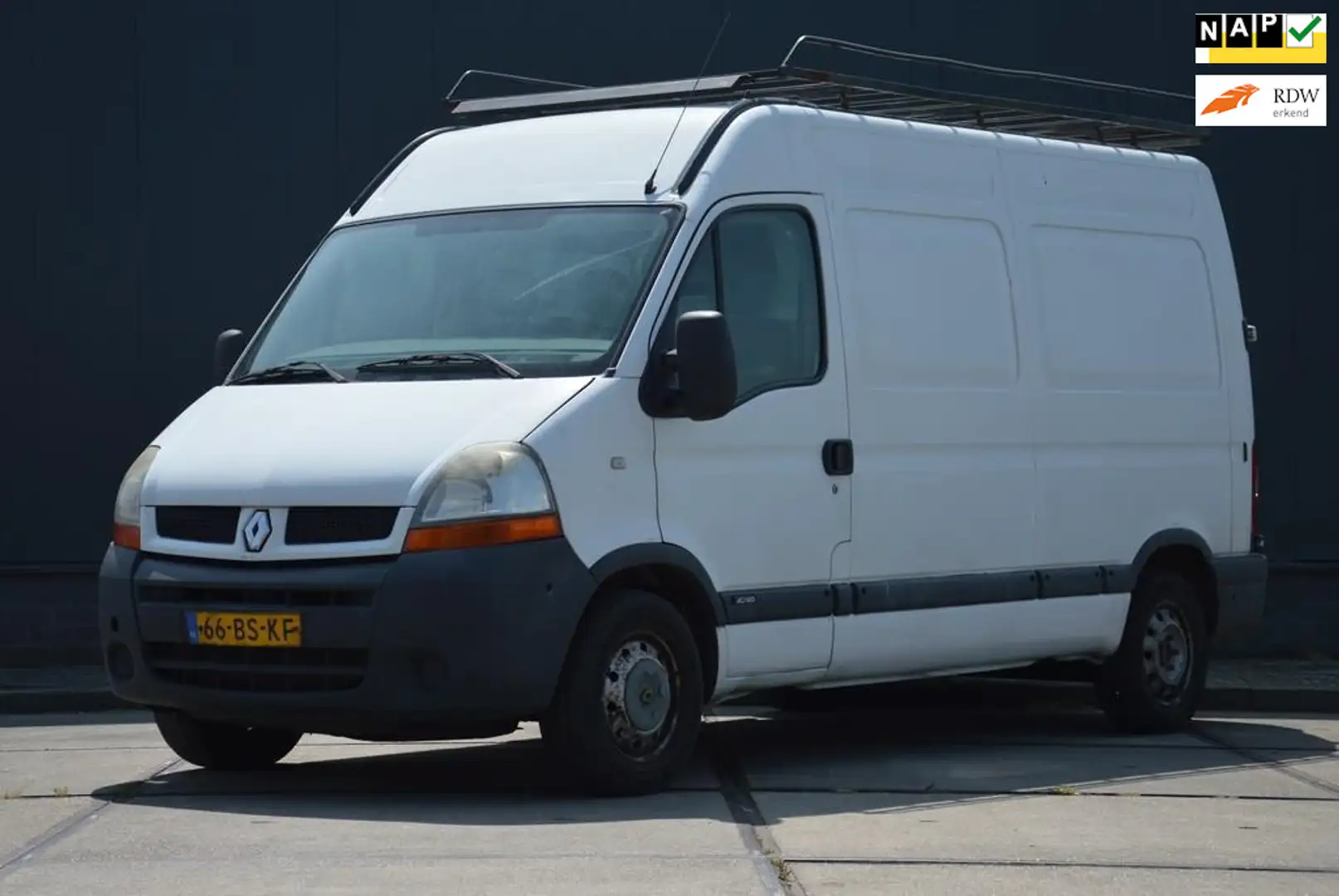 Renault Master T33 2.5dCi L2H2 Airco Schuifdeur Imperiaal Wit - 1