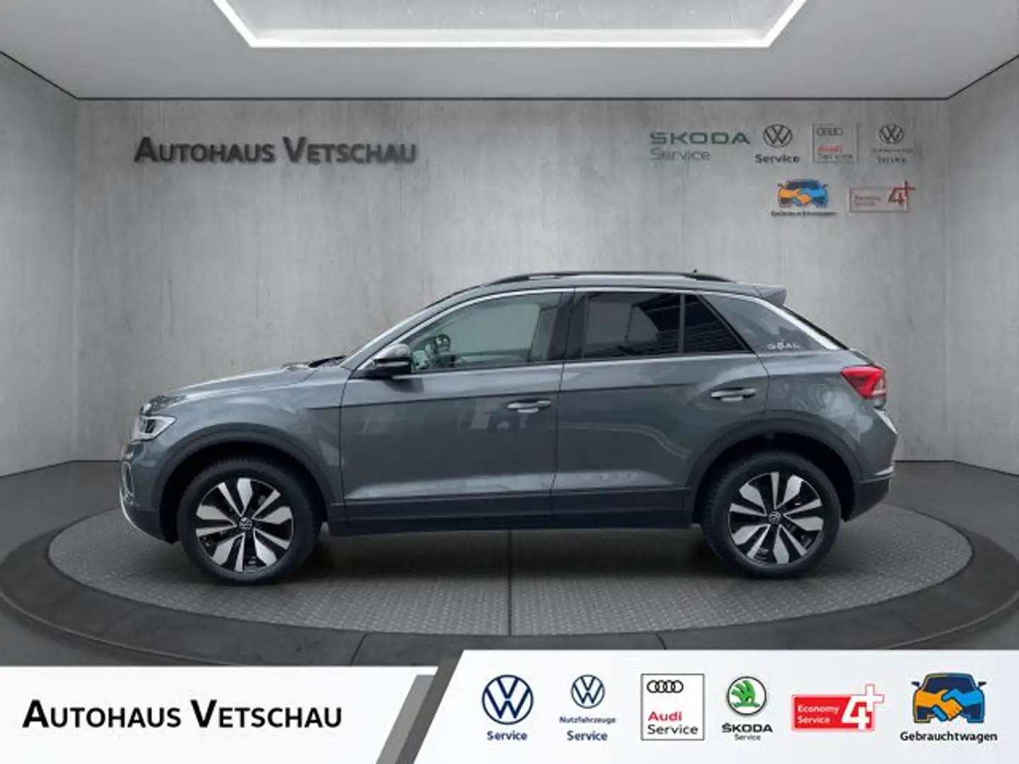 Volkswagen T-Roc Goal 1.5 TSI DSG Navi/ACC/RFK/Sitzhzg LED Grigio - 1