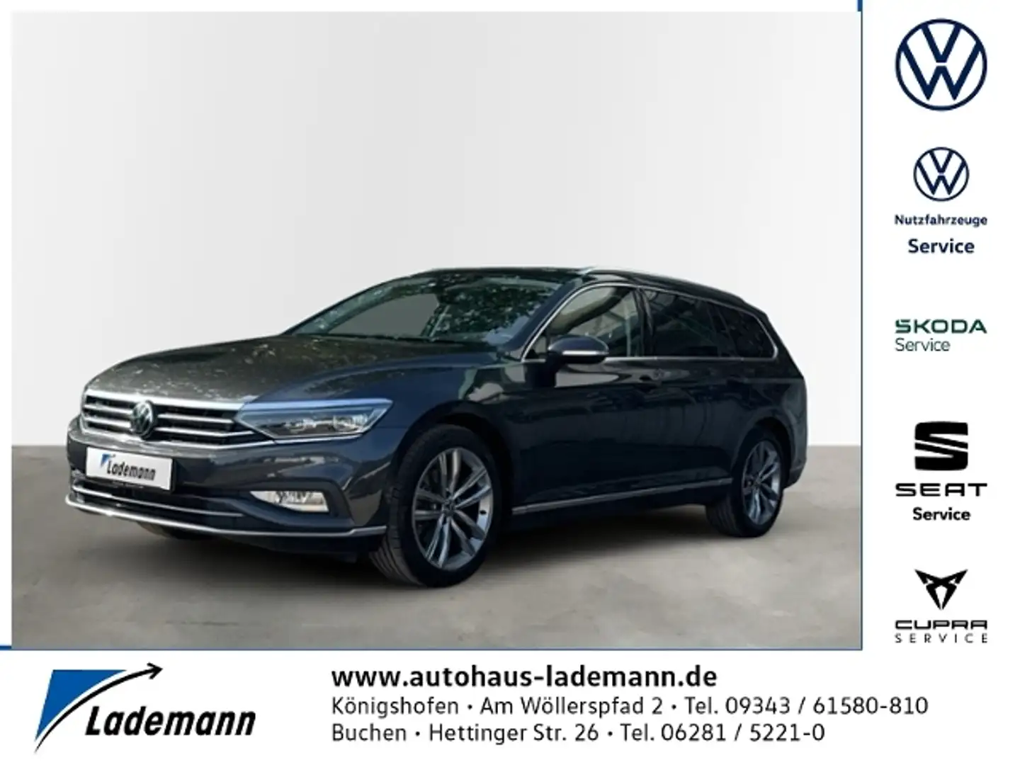 Volkswagen Passat Variant 1.5 TSI Elegance LED+AHK+PANO+RFK Grau - 1