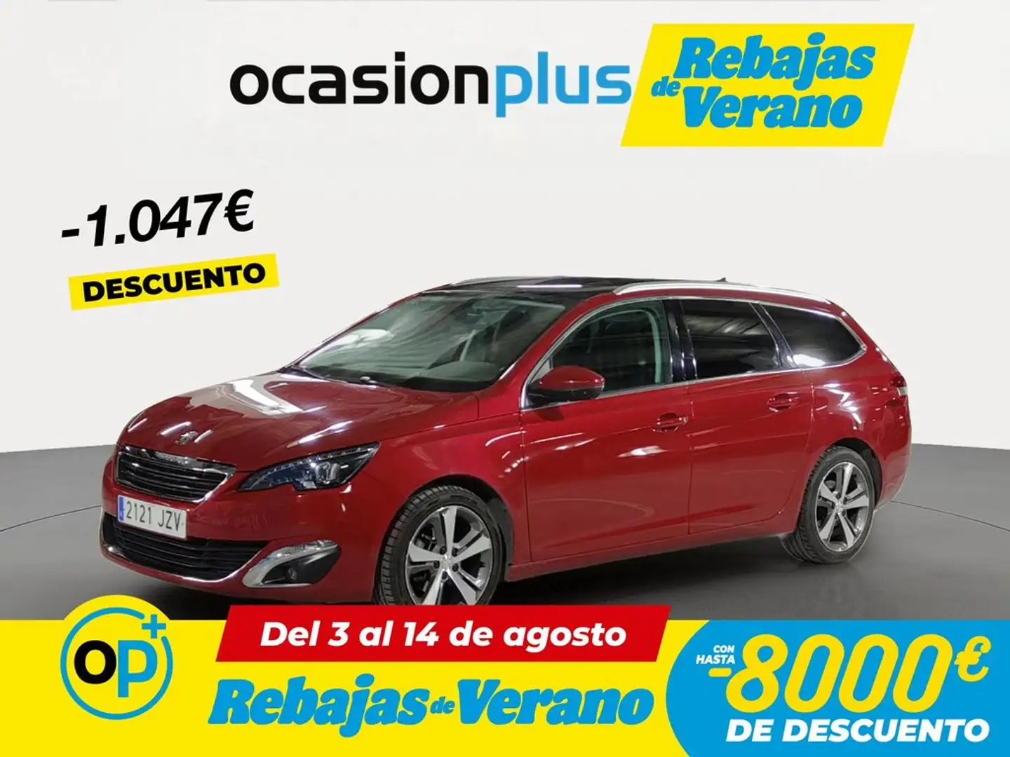 Peugeot 308 SW 1.2 PureTech S&S Allure EAT6 130 Rojo - 1