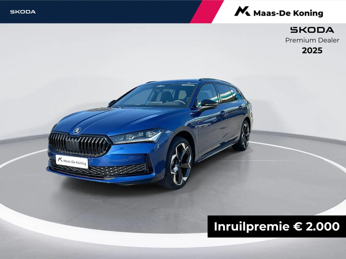 Skoda Superb combi Sportline Business 1.5 TSI PHEV 150 kW / 204 Blau - 1