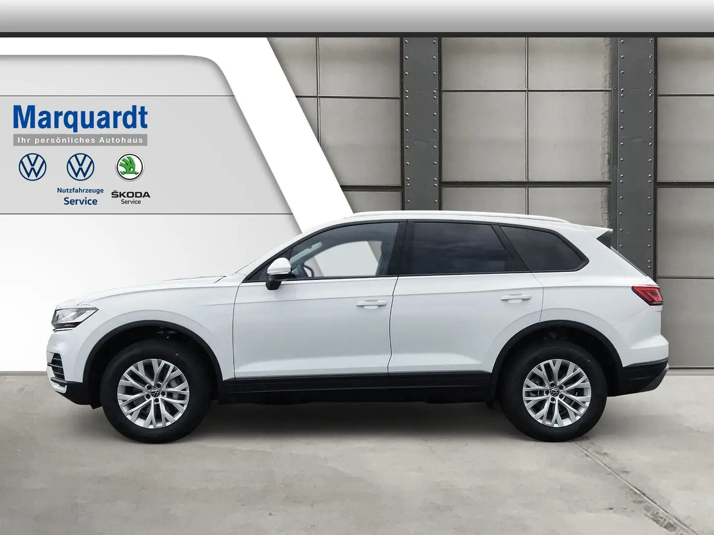 Volkswagen Touareg 3.0 TDI  4Motion DSG Leder AHK ACC Weiß - 2
