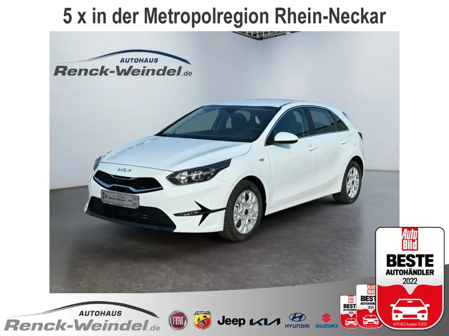 Kia Ceed / cee'd Vision Navi Klimaautom Kamera PDC Lichtsensor Appl Blanc - 1