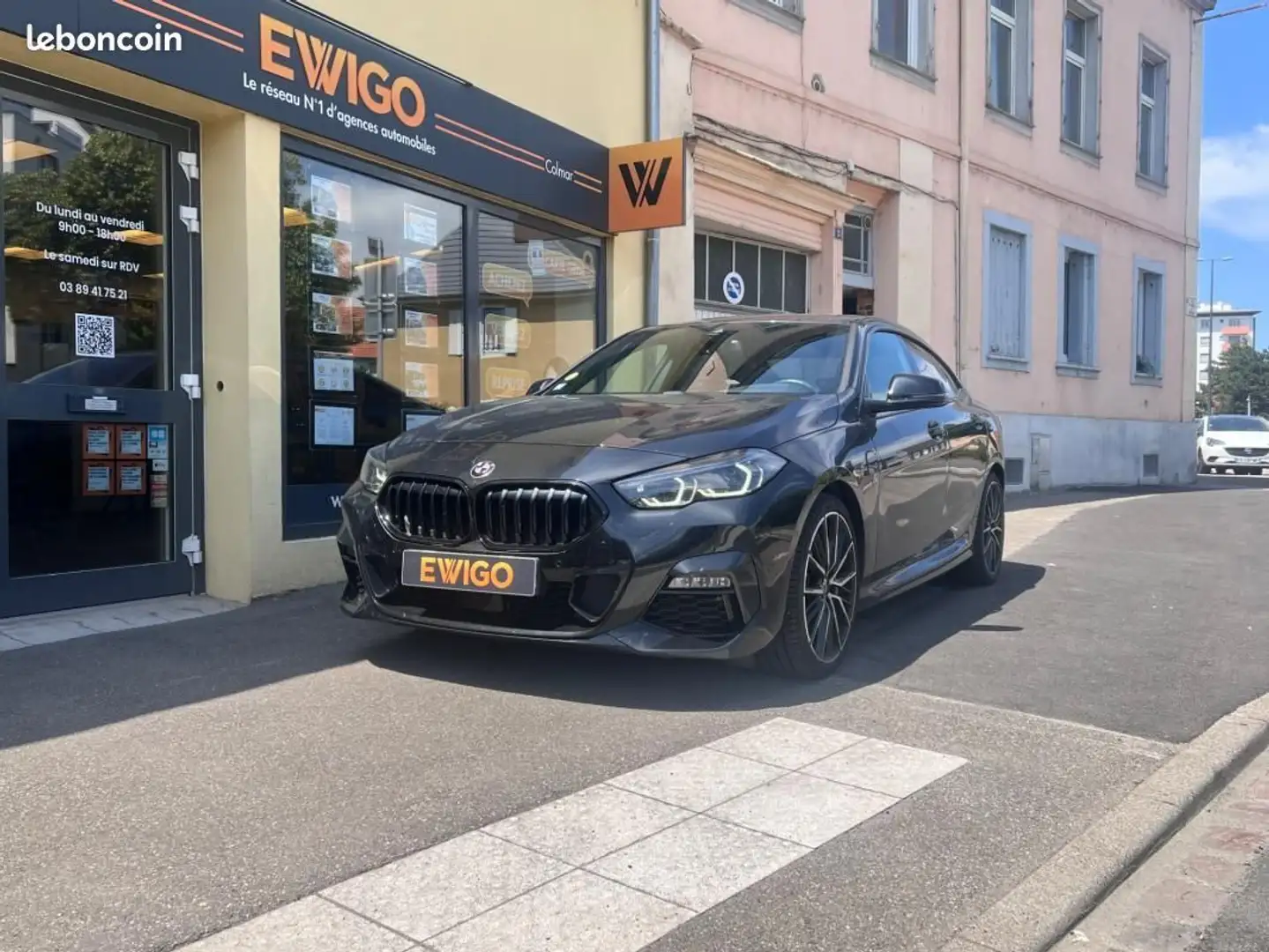 BMW 220 Serie 2.0 220 D 190 BVA-PACK M-CAMERA DE RECUL-GAR Noir - 1