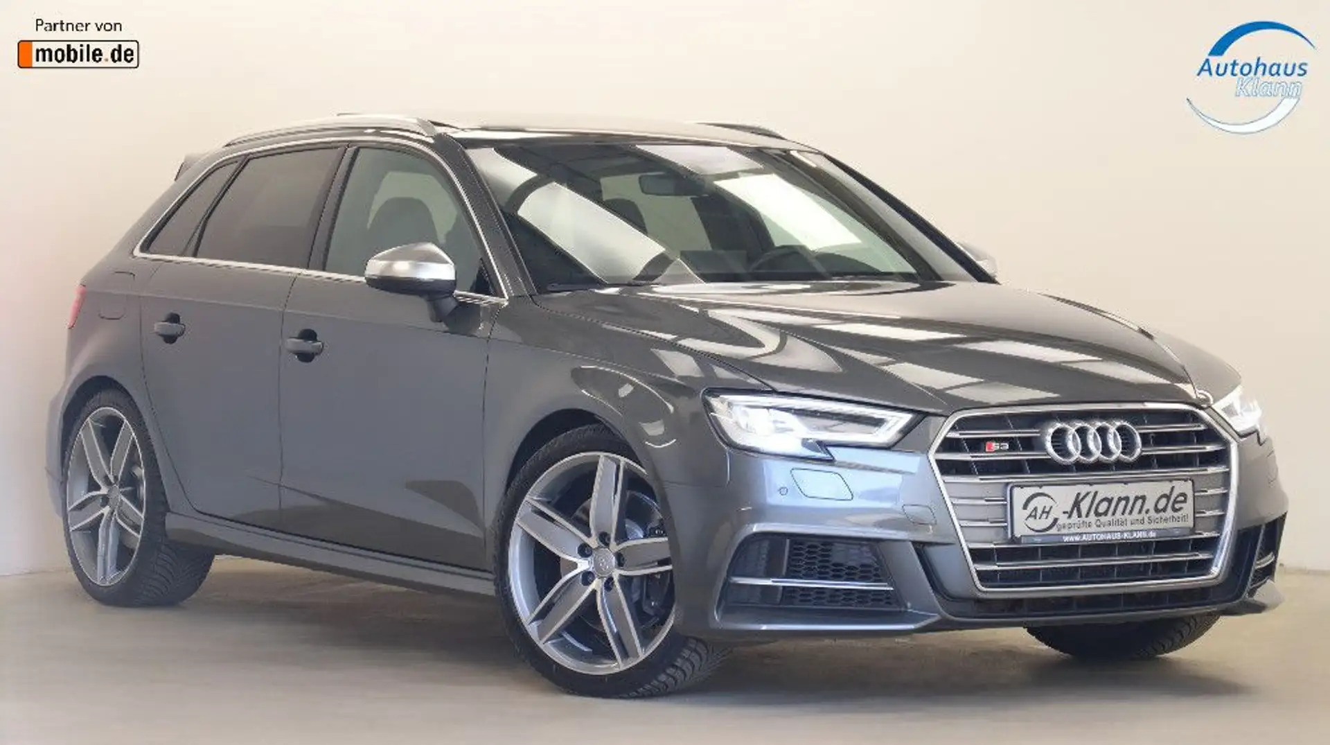 Audi S3 2.0 TFSI 310PS quattro Pano RS Sitze 1.Hand Grau - 1