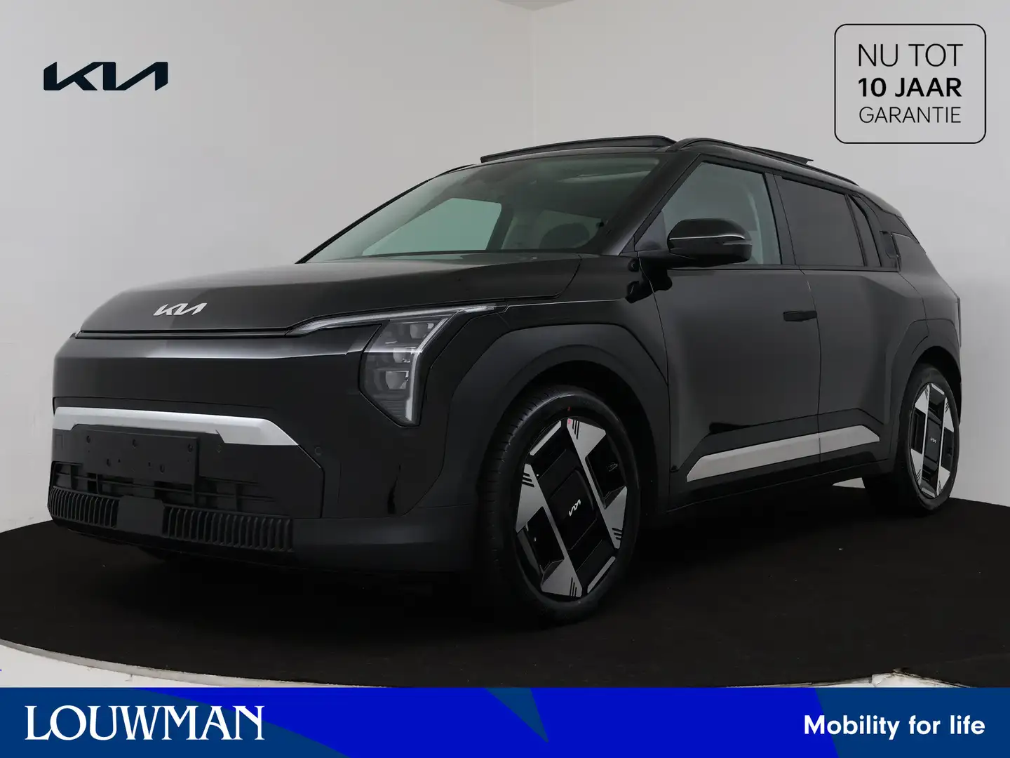 Kia EV3 Plus Advanced 81.4 kWh NIEUW!! Uit voorraad leverb Zwart - 1