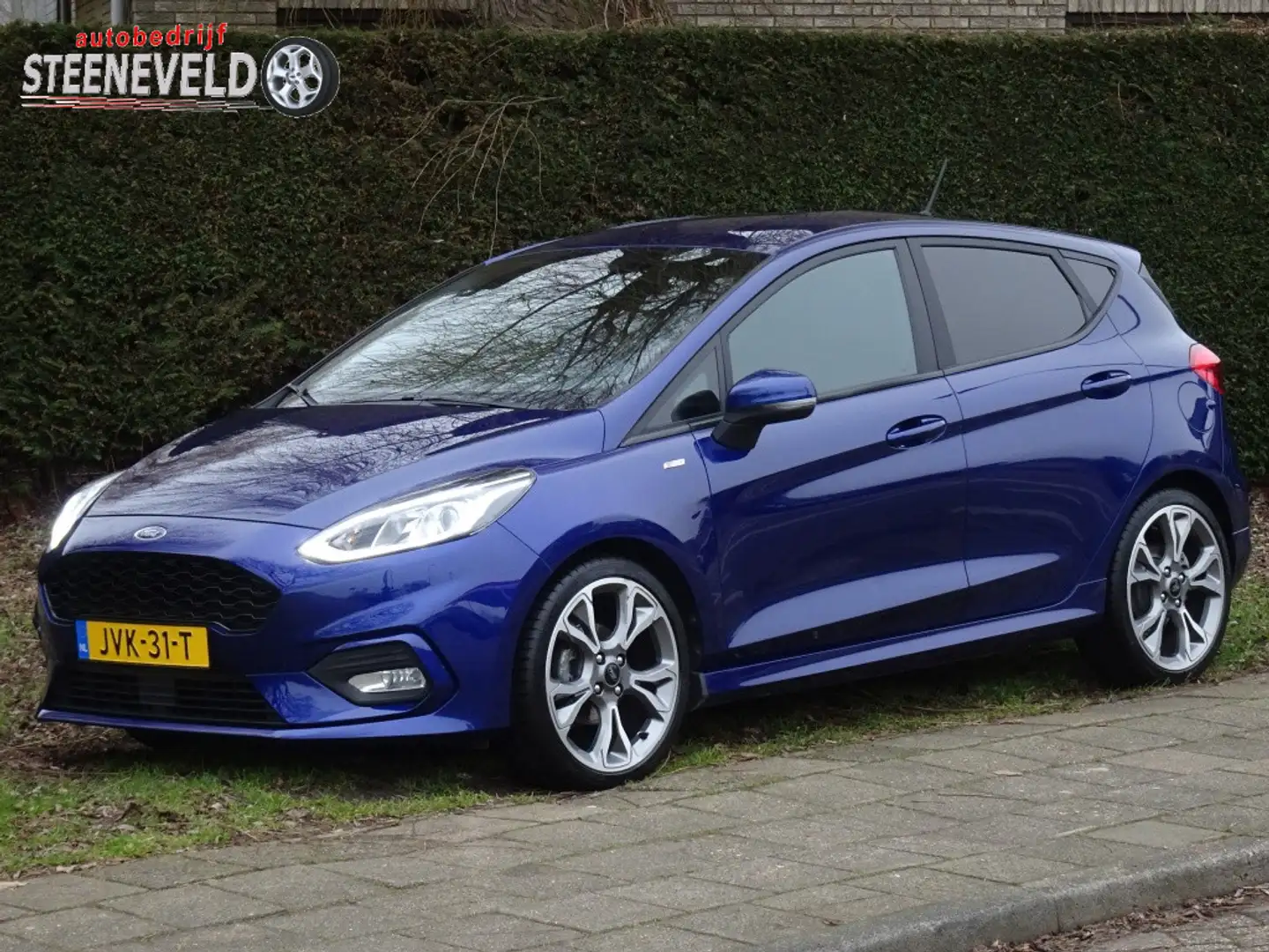 Ford Fiesta 1.0 100PK ST-Line met Navi, 18'' Velgen en WinterP Bleu - 1