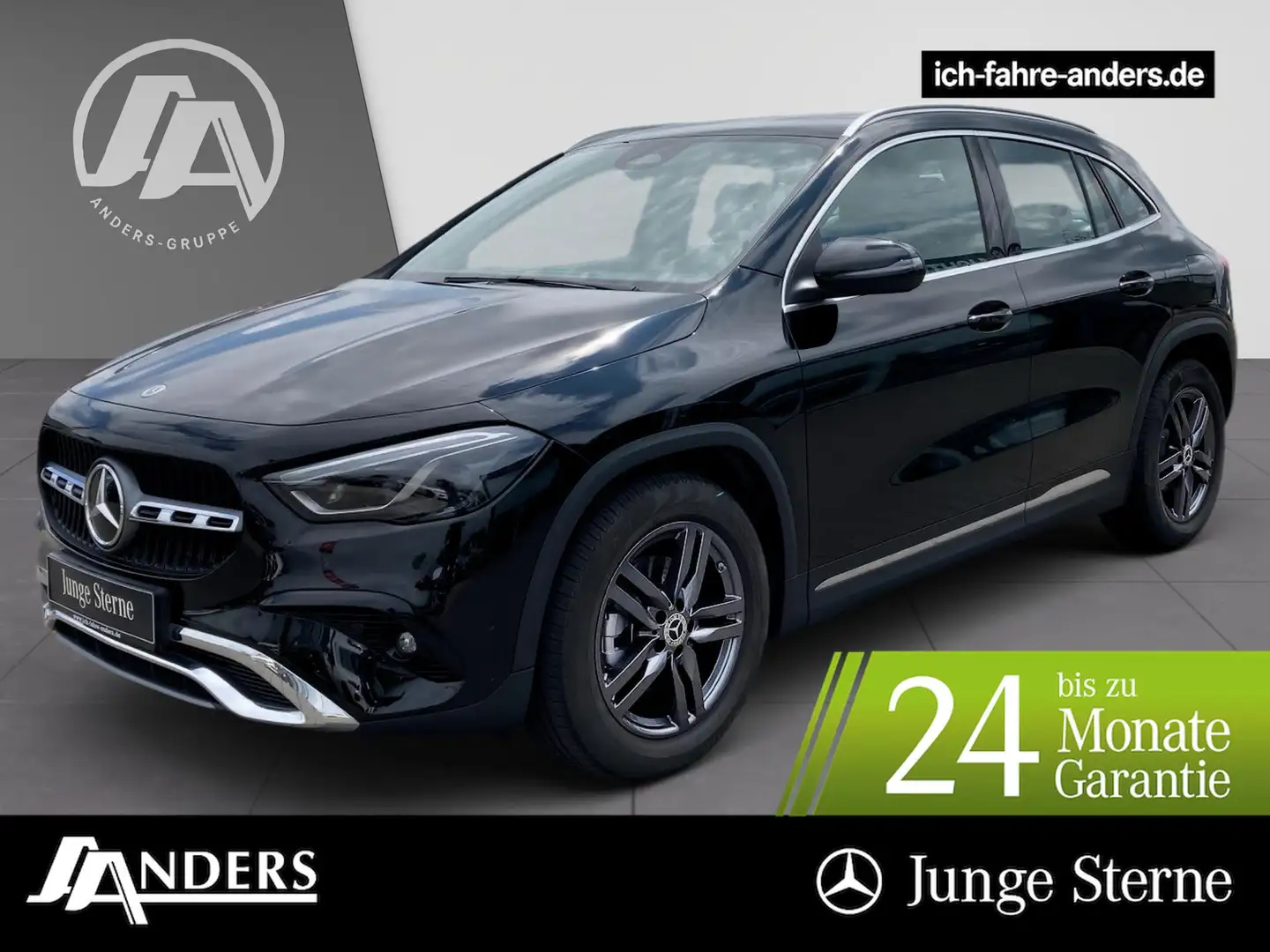 Mercedes-Benz GLA 200 Progressie Adv+MBUX+Distr+M-BEAM+Kam+SHZ Schwarz - 1