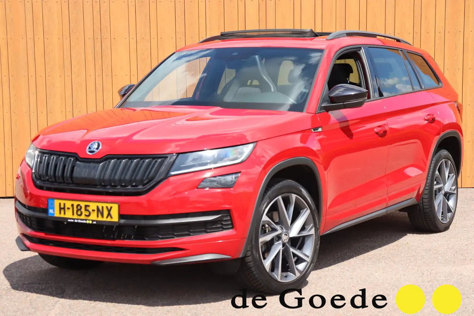 Skoda Kodiaq 1.5 TSI Sportline Business org.NL trekhaak metalli Rouge - 1