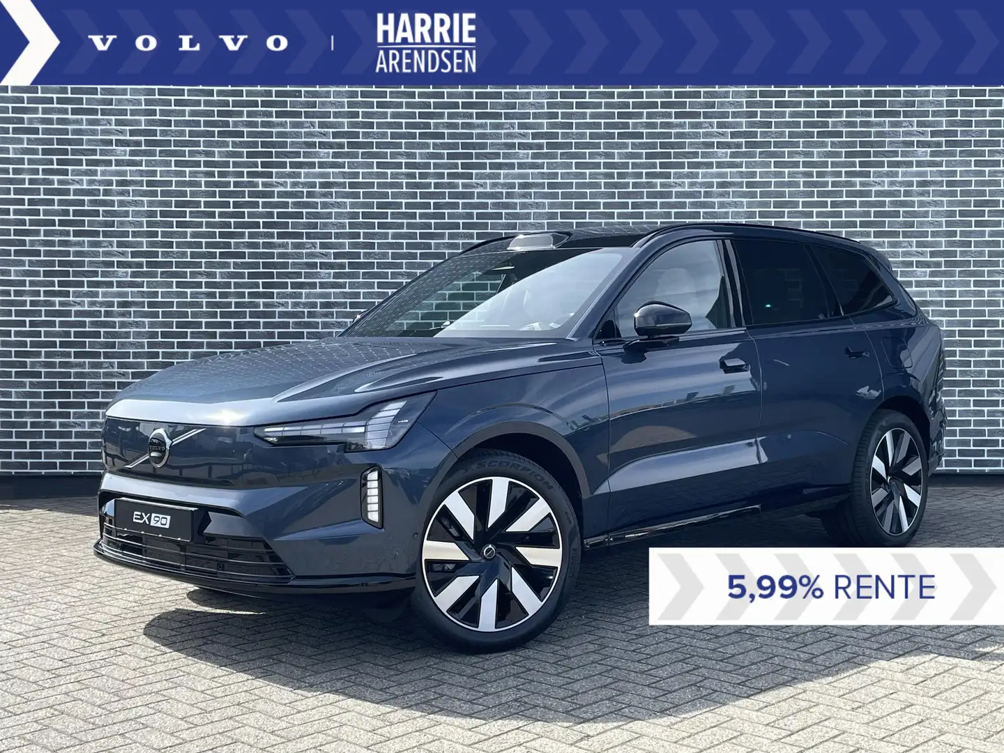 Volvo EX90 Twin Motor Ultra 7p. 111 kWh | Bowers en Wilkins A Albastru - 1
