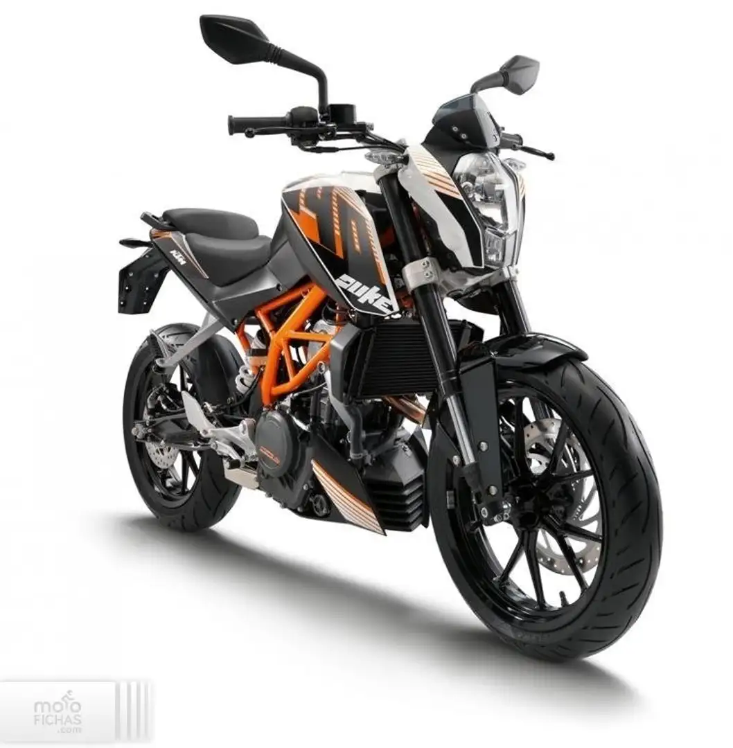 KTM 390 Duke ABS Bianco - 1
