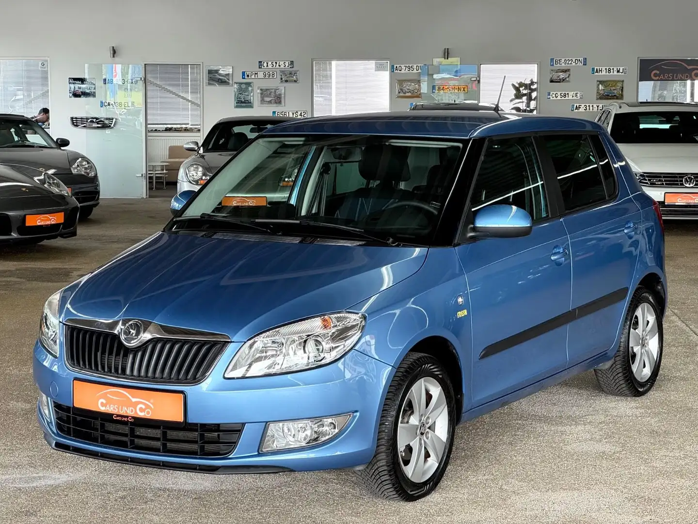 Skoda Fabia 1.2 TSI Fresh 1Hand *SHZ*TEM*PDC*ALU*KLIMA Blau - 1
