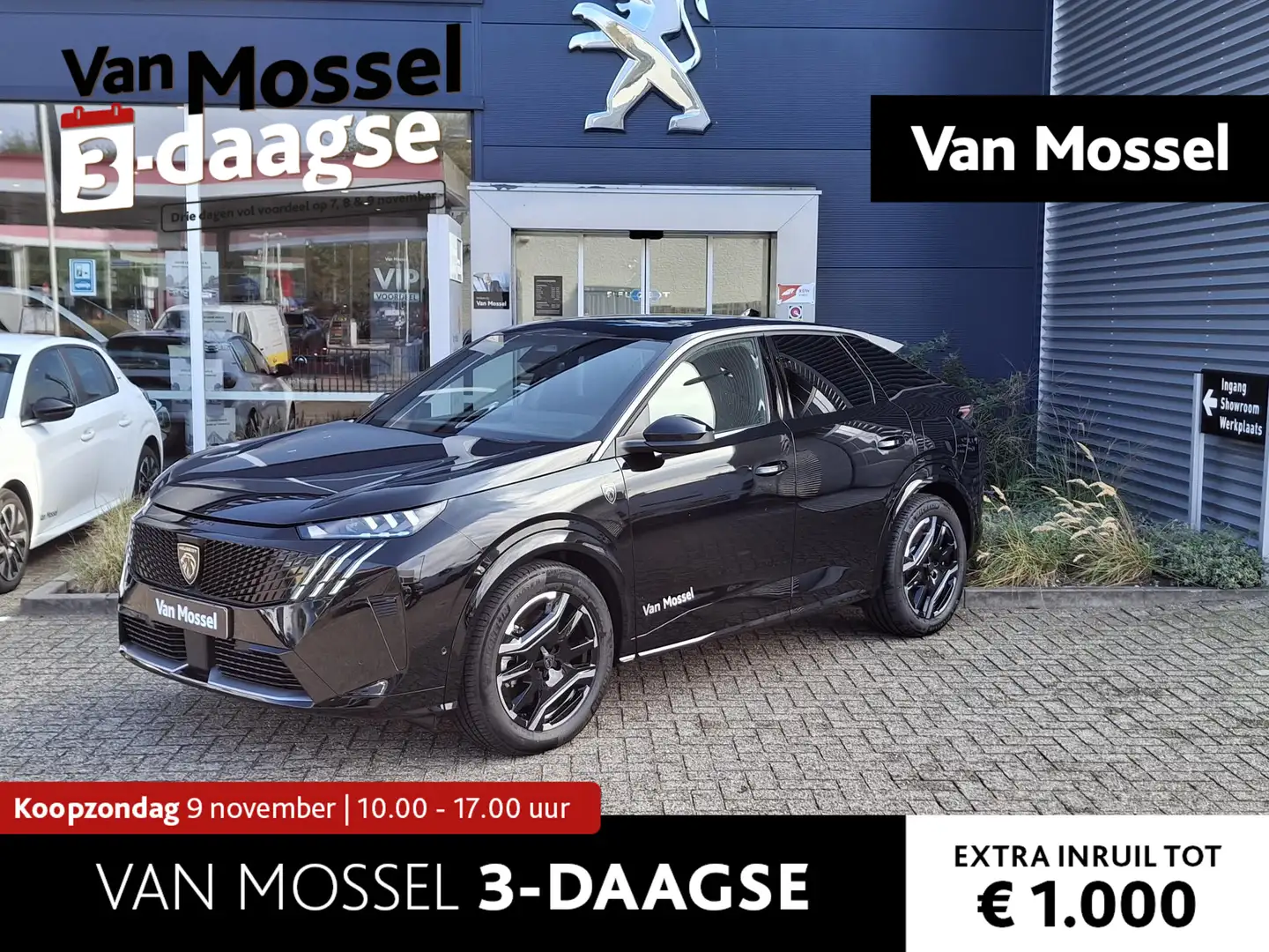 Peugeot 3008 e-3008 GT Avantage 210 73 kWh | 360 VISION EN DRIV Zwart - 1