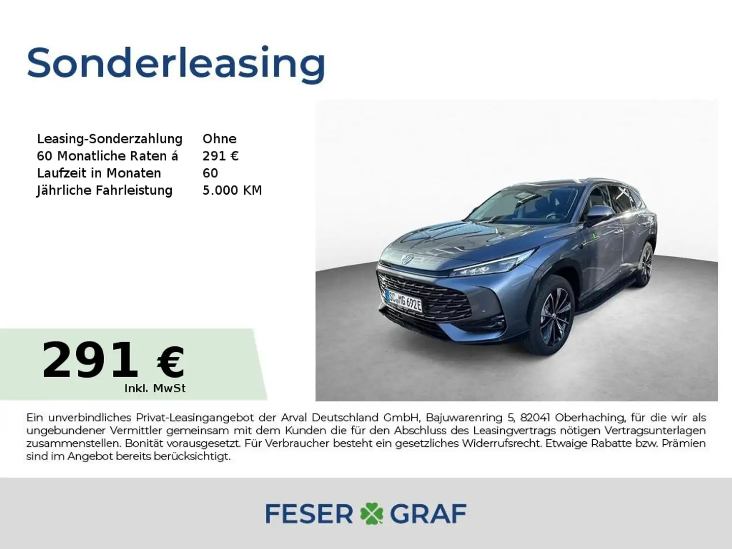 MG HS PHEV Luxury *nur mit Finanzierung und GDB50%* Gris - 1