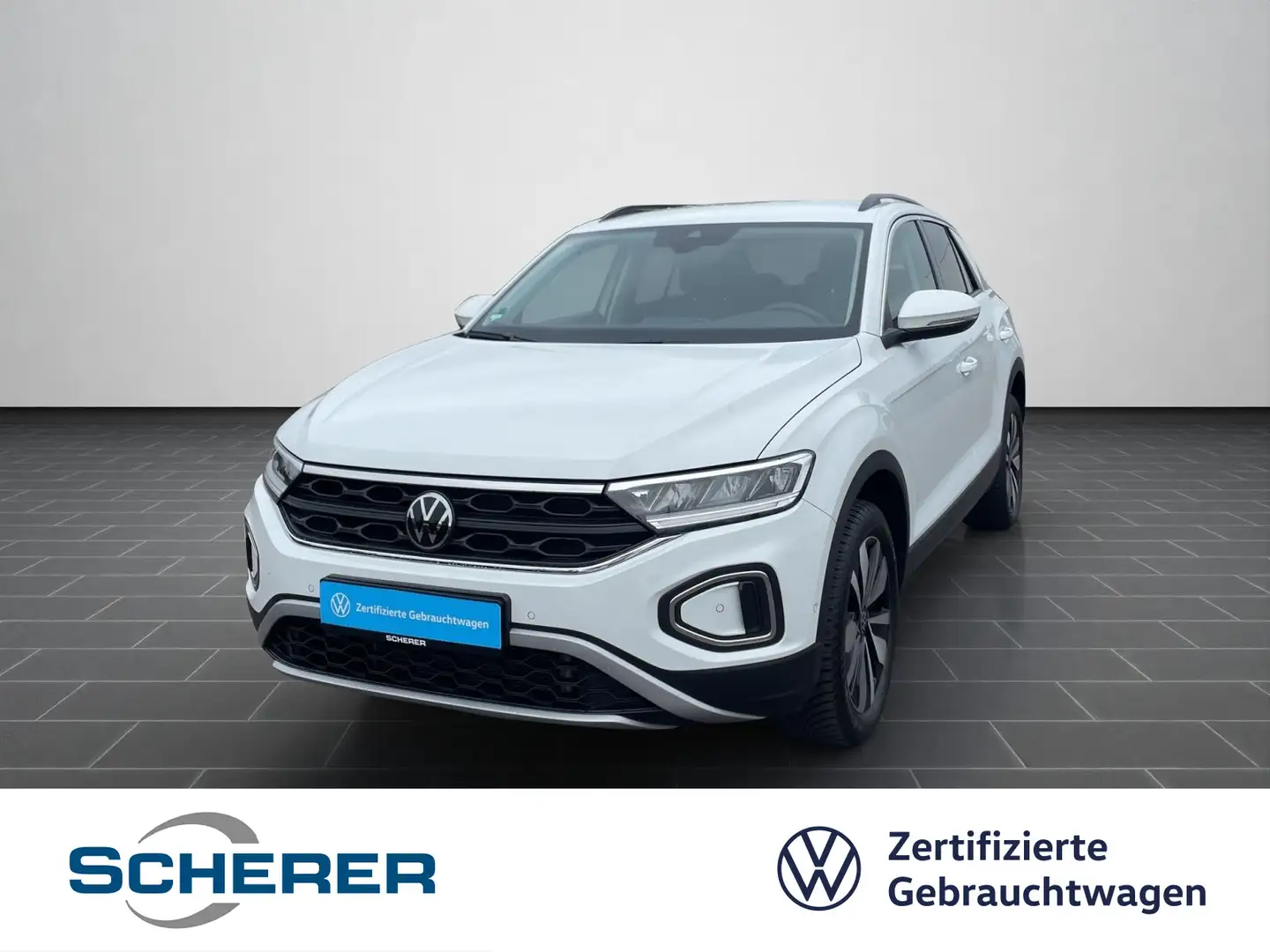 Volkswagen T-Roc MOVE 1.0 TSI NAVI LED REAR VIEW APP CONNEC Weiß - 1