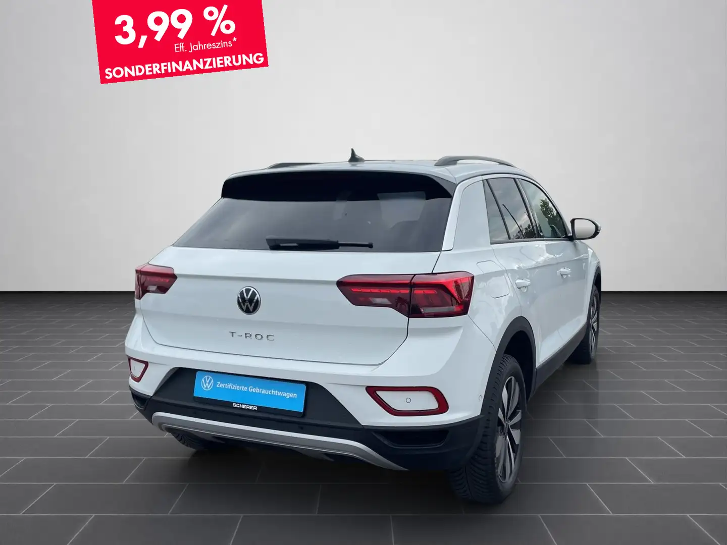 Volkswagen T-Roc MOVE 1.0 TSI NAVI LED REAR VIEW APP CONNEC Weiß - 2